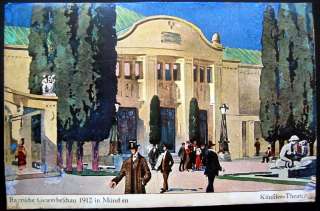 GERMANY~1912 MUNCHEN~Bayerische Gewerbeschau~Theater  