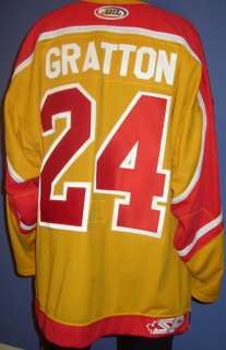 Josh Gratton GAME WORN 4/08/05 Phantoms Blazers jersey  