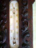 Antique Barometer with Reamure /Celsius thermometer. (893)  
