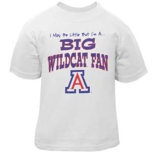  Arizona Wildcats Infant White Big Fan T shirt Sports 