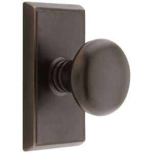  Providence Door Set With Round Brass Knobs Privacy in Oil 