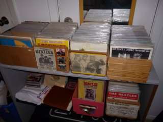 Ultimate Beatles 45 Collection Hundreds of 7 many w sleeves McCartney 