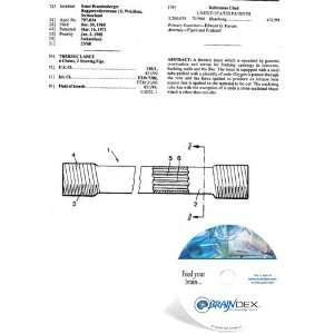  NEW Patent CD for THERMIC LANCE 