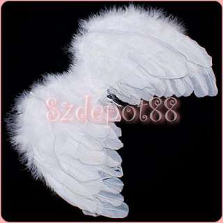 Baby feather angel wings cupid fairy photo props 6 18mo  