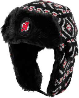 New Jersey Devils Old Time Hockey Grand Forks Jacquard Knit Hat  