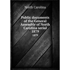  Public documents of the General Assembly of North Carolina 