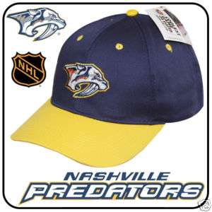 LICENSED NEW NHL NASHVILLE PREDATORS BASEBALL CAP HAT  