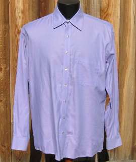 Lavender Emanuel Ungaro Button Front Shirt 16.5 34/35  