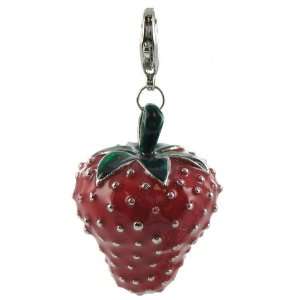   Charms Pendant Strawberry for Thomas Sabo type bracelets and necklaces