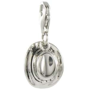   Silver Hat Clip on Charm for Thomas Sabo style bracelets and necklaces