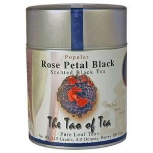  The Tao of Tea Rose Petal Black Tea, Loose Leaf, 4 oz Tins 