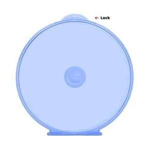   Color Round ClamShell CD DVD Case, Clam Shells with Lock Electronics