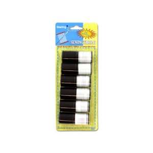  Bulk Pack of 24   Black and white sewing thread (Each) By Bulk 