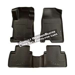 Husky Liners Custom Fit Front and Second Seat Floor Liner Set (Black 