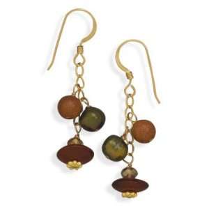   14/20 Gold Filled Multibead Drop Earrings West Coast Jewelry Jewelry