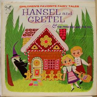 CHILDRENS FAVORITE FAIRY TALES hansel & gretel LP VG  
