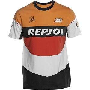   Pedrosa Race Suit T Shirt   Medium/Orange/Red/Black/White Automotive