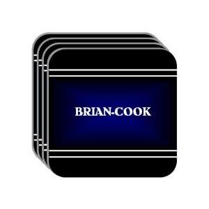  Personal Name Gift   BRIAN COOK Set of 4 Mini Mousepad 