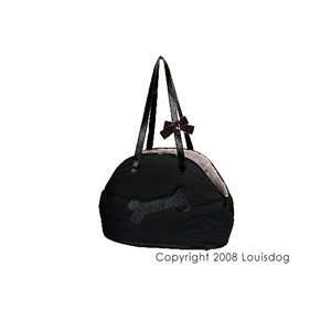 Louis Dog Bling Bag In Black 