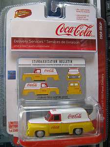 1956 FORD F 100 PANEL DELIVERY COCA COLA 1OF2500 JOHNNY LIGHTNING 1 