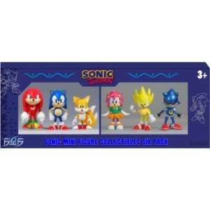   Together Plus   Sonic The Hedgehog pack 6 figurines 6 cm Toys & Games