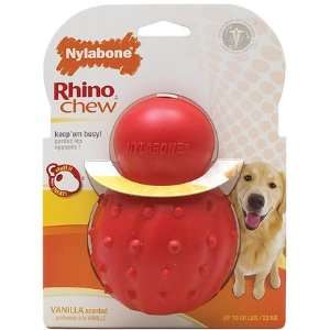  Rhino Cone Dog Chew Toy   Red (Quantity of 3) Health 