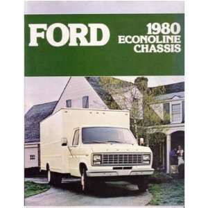    1980 FORD ECONOLINE Sales Brochure Literature Book Automotive