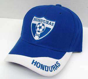 Honduras Embroidered Flag Soccer Ball Cap  BB  