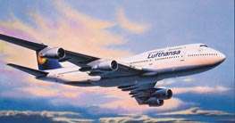 Revell Germany 1/288 Boeing 747 Lufthansa Model Kit 80 6641 06641 