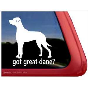  Got Great Dane? ~ Great Dane Vinyl Window Auto Decal 