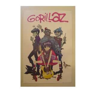 The Gorillaz Poster Gorillas