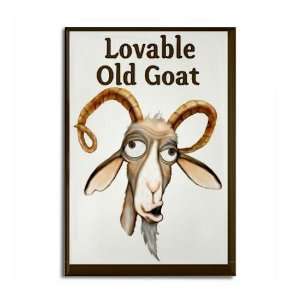 Old Goat Funny Rectangle Magnet by   Kitchen 