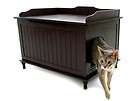   Catbox Wood Litter Box Enclosure In Espresso DCB E Cat Kitten Feline