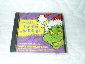 MUSIC FOR THE WHOLIDAYS CD CHRISTMAS JACKSON 5 GRINCH  