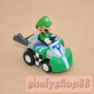 Super Mario Bros kart racers Pull Back Cars figures  