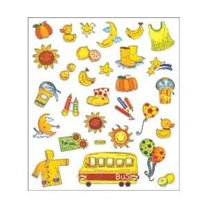   Stickers Back To School Fun; 6 Items/Order Arts, Crafts & Sewing