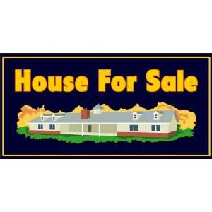  3x6 Vinyl Banner   House For Sale 