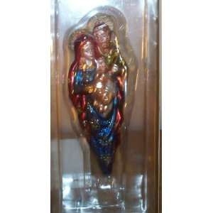 Blown Glass Holy Family Collectible Christmas Ornament NIB 