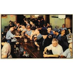  1940 Trumpeters Bar Alliance OH Puddler Beer Rye Print 