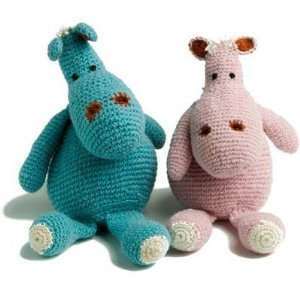  Blue Wool Hippo from En Gry & Sif Fair Trade Baby 