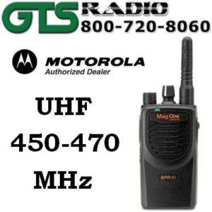 MOTOROLA RADIUS BPR40 HANDHELD UHF RADIO 2 WAY MAG ONE  