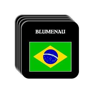  Brazil   BLUMENAU Set of 4 Mini Mousepad Coasters 
