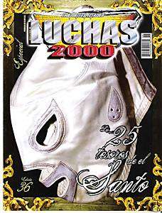ESPECIAL LUCHAS 2000 25 TESOROS DEL SANTO ENM. DE PLATA  