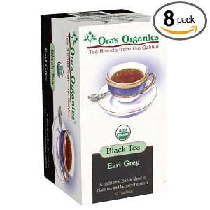 Oras Organics Earl Grey, 1.06 Ounce Boxes (Kosher for Passover)(Pack 