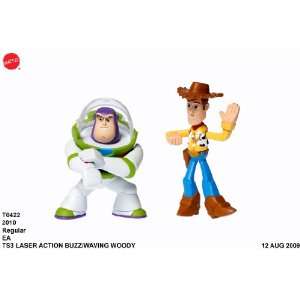  Toy Story 3 Action Links Buddy Pack Waving Woody and Laser 