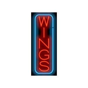  Wings Neon Sign Vertical 