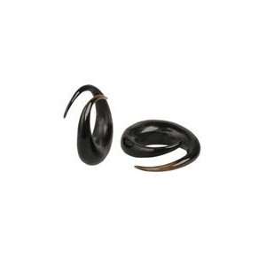   Wholesale Organic Hanger BLACK Horn Body Jewelry 5mm 