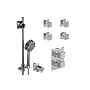   Balance System with hand shower rail and 4 body jets KIT242KSTQ C
