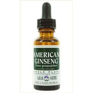  American Ginseng Liquid Extracts 2 oz   Gaia Herbs Health 