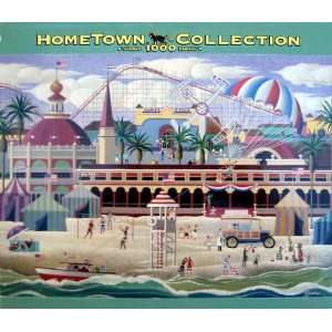   Collection 1000pc Santa Cruz Boardwalk Holiday Puzzle Toys & Games